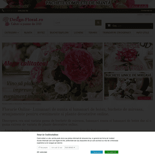 Floraria Design Floral - lumanari de cununie si botez - Floraria Design Floral - florarie online, lumanari nunta si botez, buche