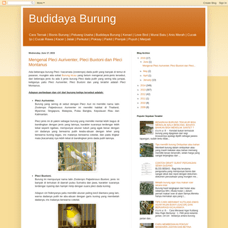 A complete backup of burungbudidaya.blogspot.com