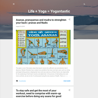 Life + Yoga = Yogantastic