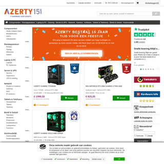Computeronderdelen kopen | Azerty - IT-hardware voor experts - Azerty