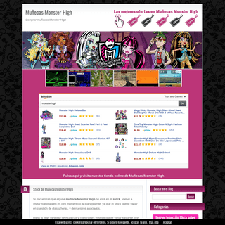 Muñecas Monster High - Comprar las Monster High