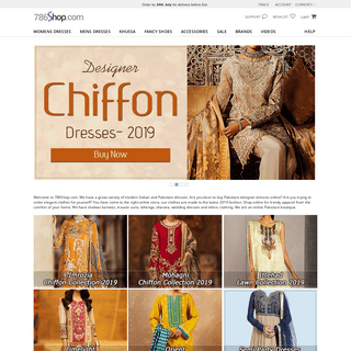 Pakistani Dresses Online - Buy Pakistani Clothing USA, UK, Australia