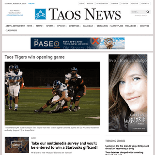 Homepage | The Taos News