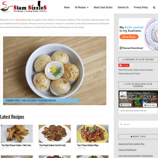 Tasty Thai Recipes - Siam Sizzles