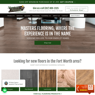 Flooring in Fort Worth TX from Masters Flooring
