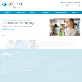 EQMS Software: Enterprise Quality Management Software | Pilgrim