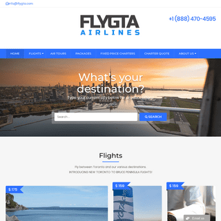 FLYGTA – Flights | Air Tours | Private Charters