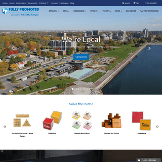 Fully Promoted Burlington | Promotional Products & Apparel | Burlington, ON - Home