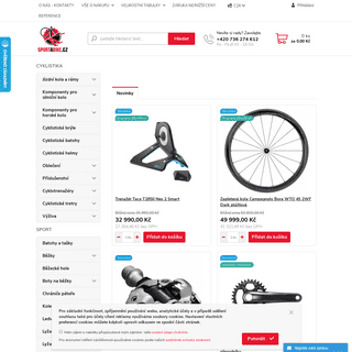SportaBike.cz, RoadBikeShop.cz - on-line prodej cyklistických a sportovních potřeb
