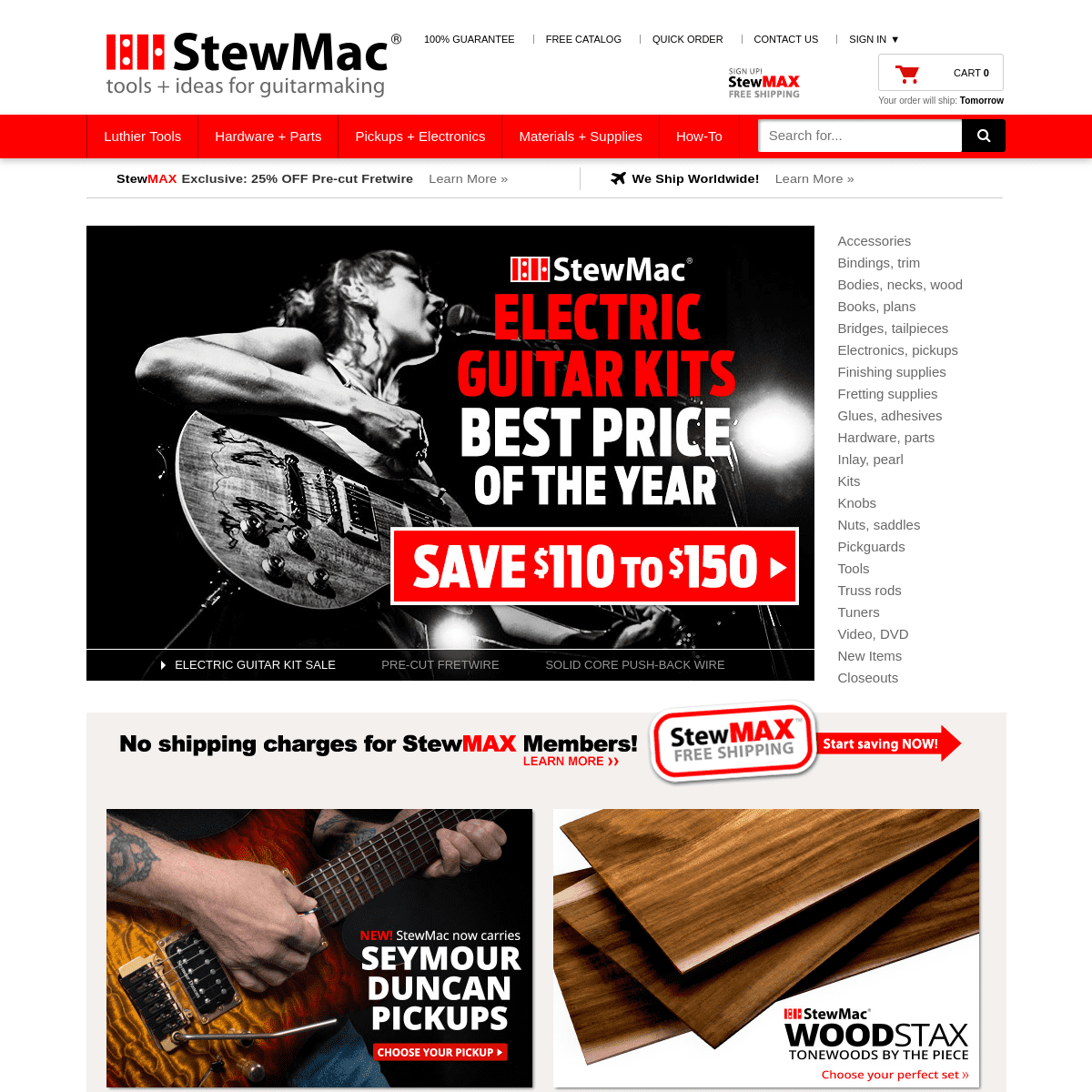 A complete backup of stewmac.com