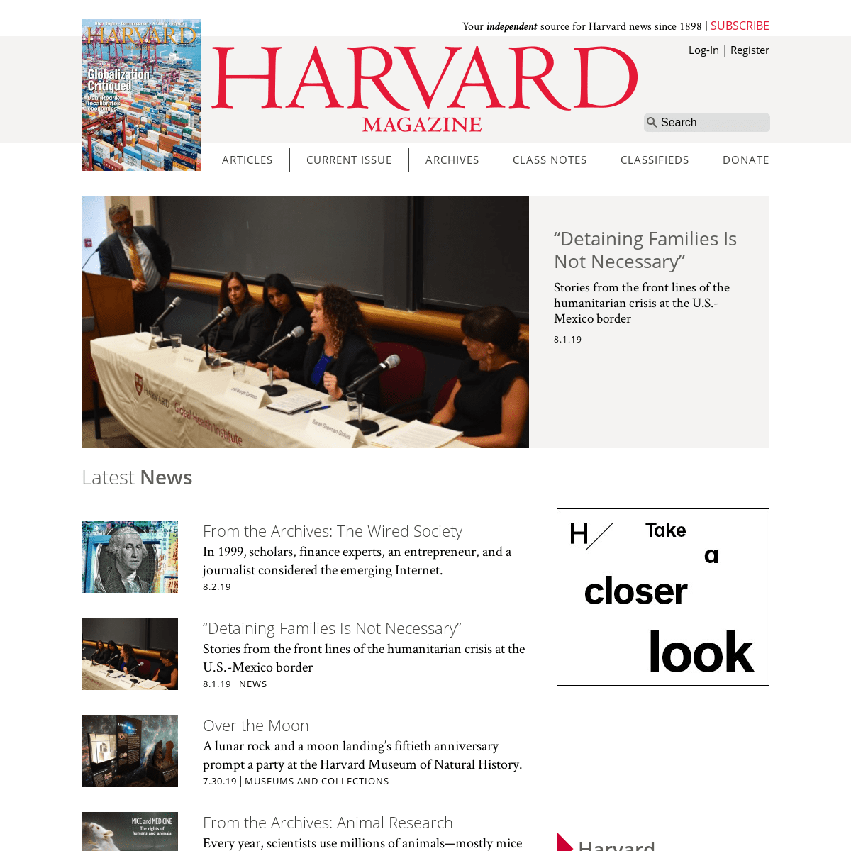 Harvard Magazine | Your editorially independent source for Harvard news, research, arts, and more.