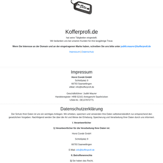 A complete backup of kofferprofi.de