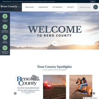 Reno County, KS - Official Website | Official Website