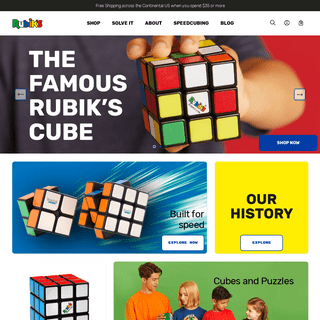 Rubik's America | Cubes, Puzzles, How-to-Guides & More | Rubik's Official Website
