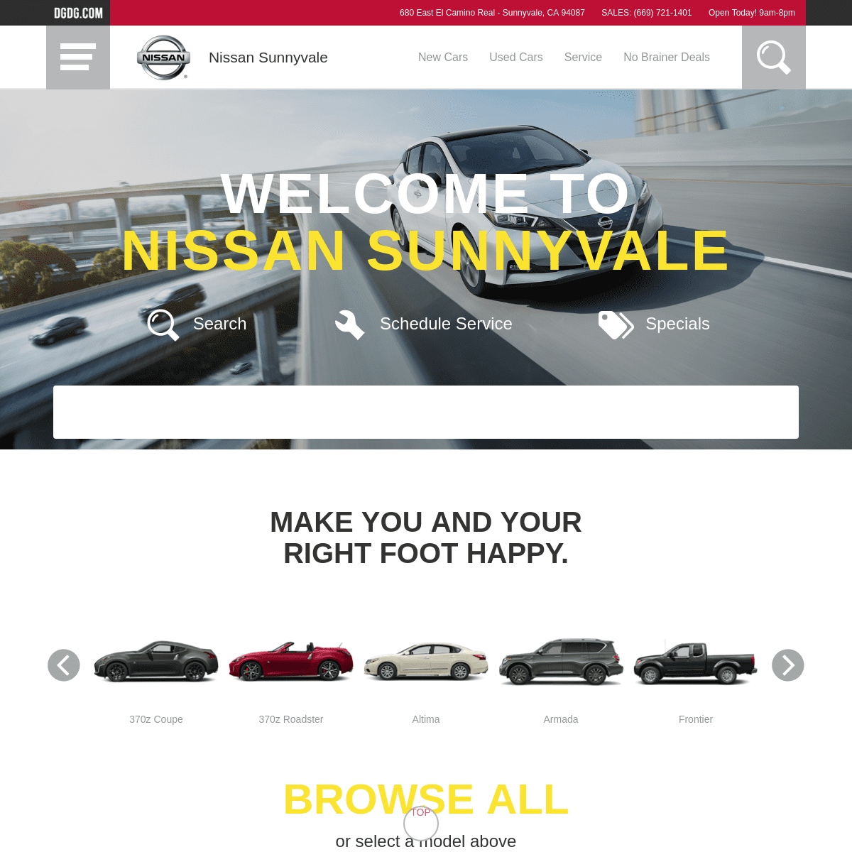 Nissan Sunnyvale | San Francisco Bay Area Nissan Dealer