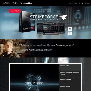 LABORATORY audio - Creators of Strikeforce Cinematic Percussion