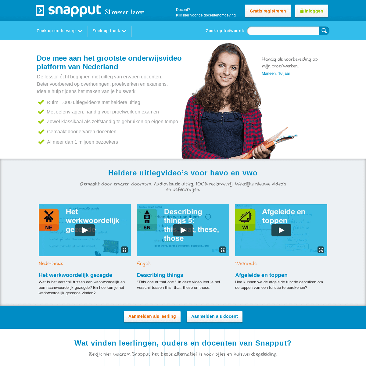 www.snapput.nl: Slimmer leren met Snapput