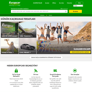 Europcar Turkey - Oto Kiralama | Rent A Car | İstanbul Kiralık Oto