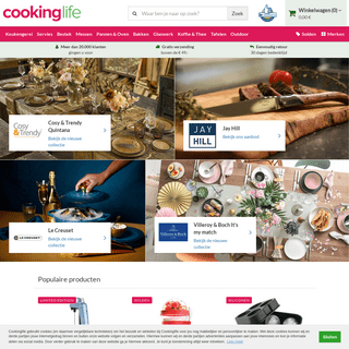Kookwinkel Cookinglife - Keukengerei Winkel - Kookgerei Webshop