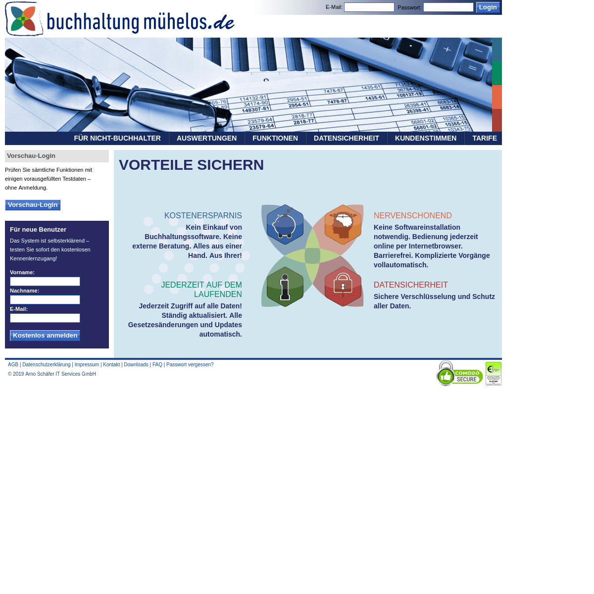 Buchhaltung-mühelos.de | Online für Freiberufler & Selbständige
