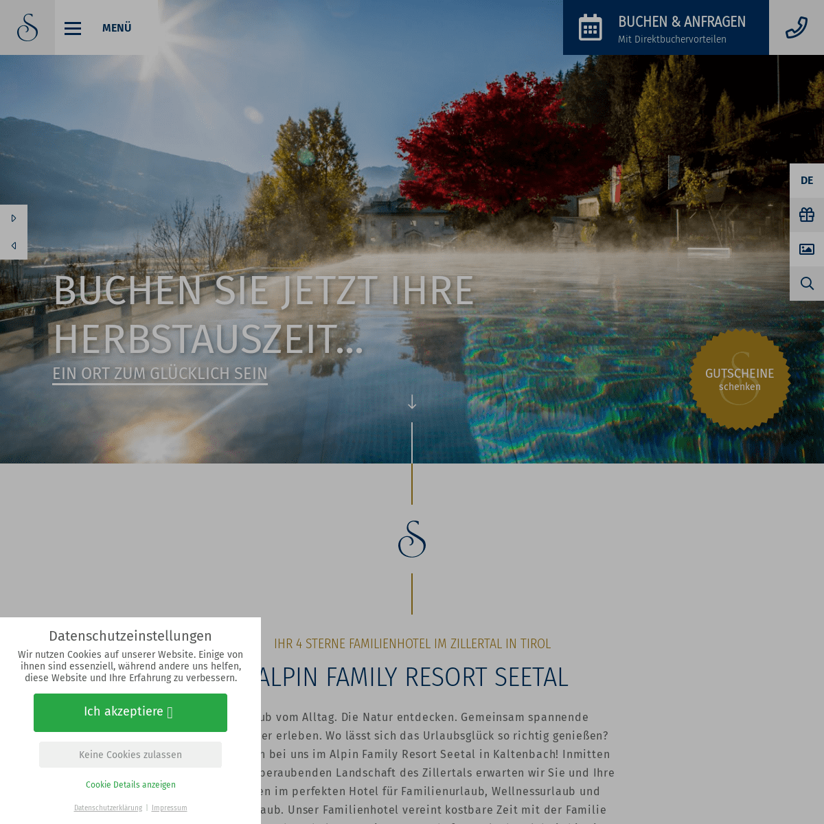 Ihr 4 Sterne Familienhotel im Zillertal in Tirol - Alpin Family Resort Seetal