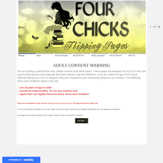 Four Chicks flipping pages - Warning