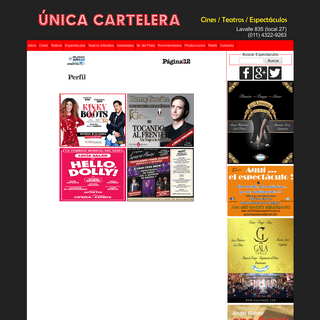 A complete backup of unica-cartelera.com.ar