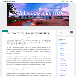 A complete backup of bahairecollections.com
