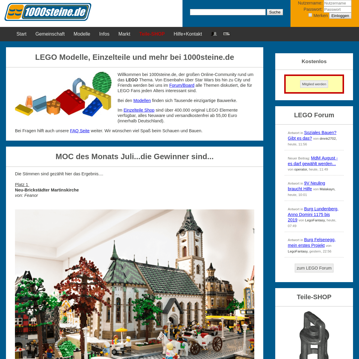 1000steine.de ® :: Die Seite über LEGO ®