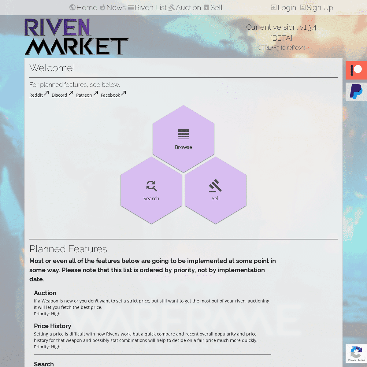 A complete backup of riven.market