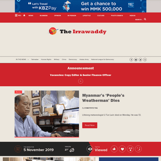 A complete backup of irrawaddy.com