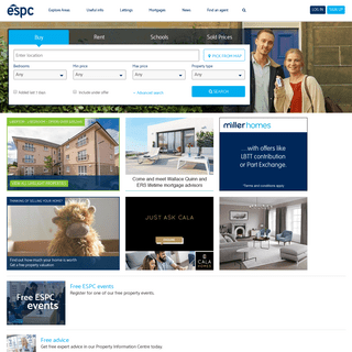 ESPC | Search property for sale, rent & house prices | Get a valuation