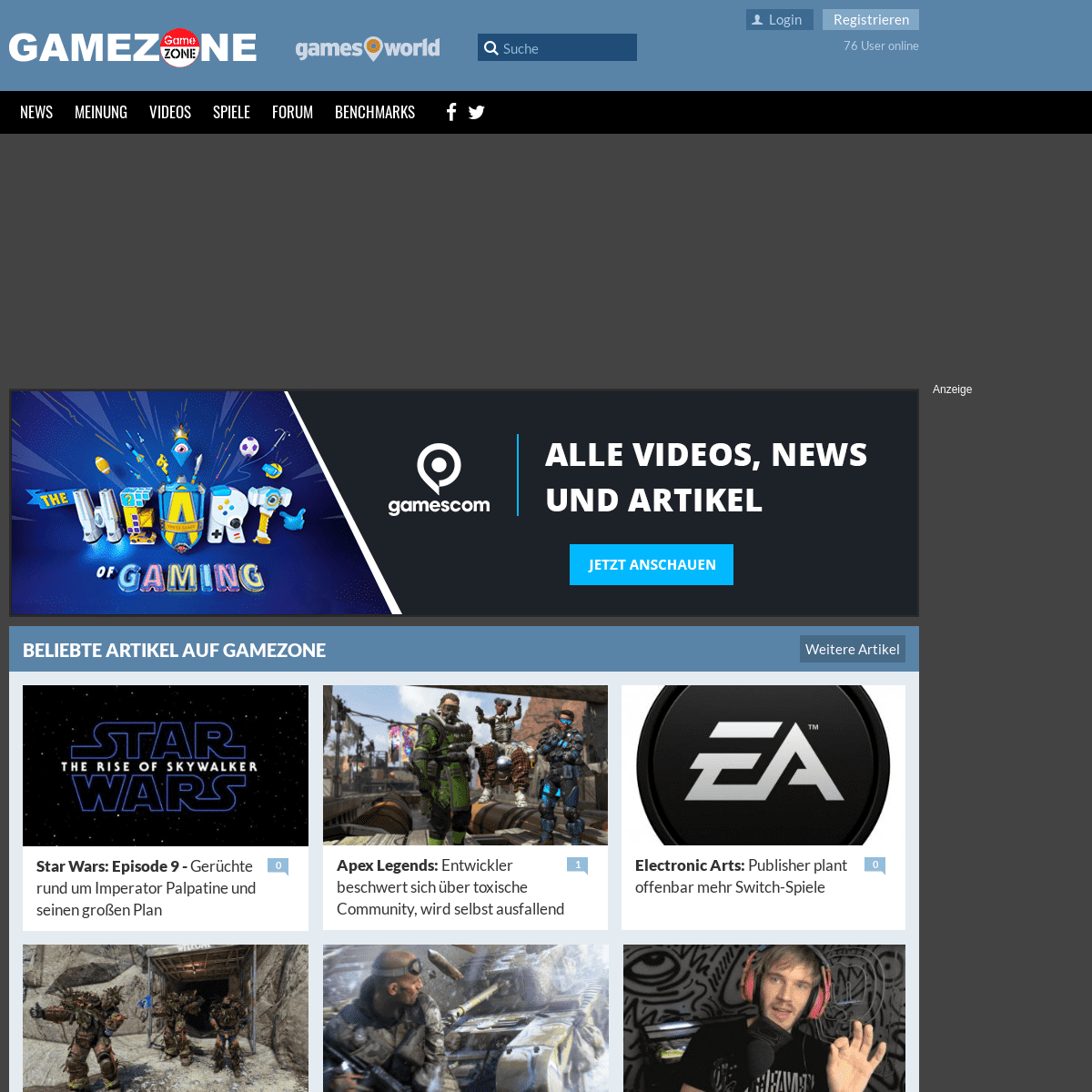 Gamezone - Die Community von Spielern für Spieler!