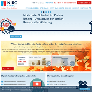 Sparen, Anlegen und Online-Brokerage fÃ¼r zufriedene Kunden - NIBC Direct