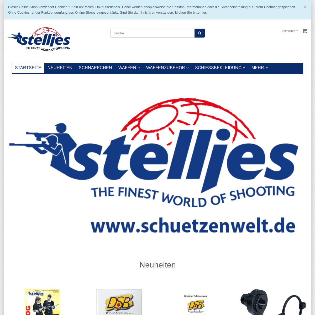 Schießsport Stelljes | Online-Shop für Waffen, Munition, Zubehör, Bekleidung und mehr!