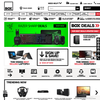 BOX | Best Prices on PCs, Laptops, TVs, Gaming, Components, Monitors & More