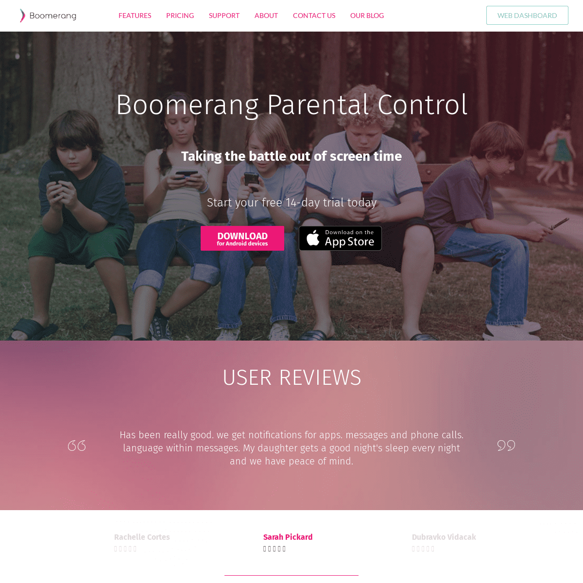 Boomerang - Best Android Parental and Screen Time Controls