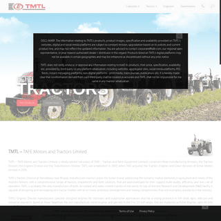 TMTL | TAFE Motors and Tractors Limited | Eicher Tractors | Eicher Silent Gensets