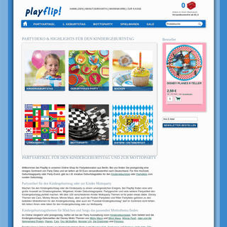 Alles zum Kindergeburtstag, Partyartikel, Kindergeburtstag Deko hier im Onlineshop bei Playflip! | playflip | Partyartikel und S