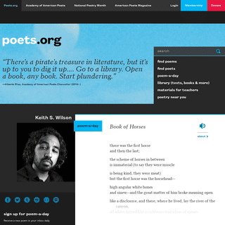 A complete backup of poets.org