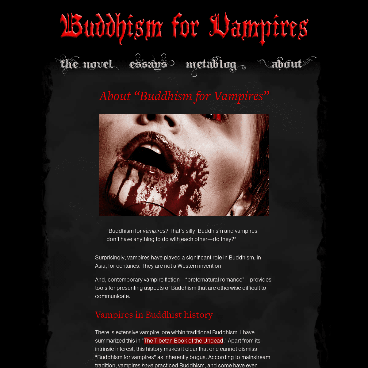 Buddhism for Vampires