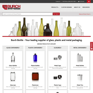 Burch Bottle & Packaging, Inc. | Bottles | Containers | Closures and Packaging Supply