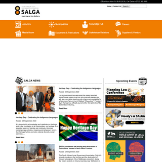 A complete backup of salga.org.za
