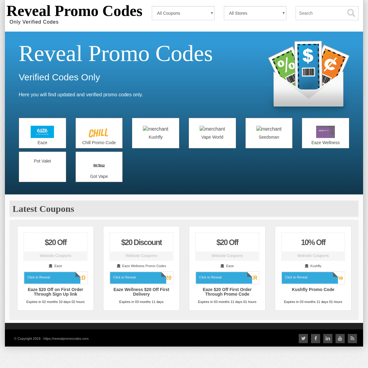 Reveal Promo Codes - Verified Codes Reveal Promo Codes