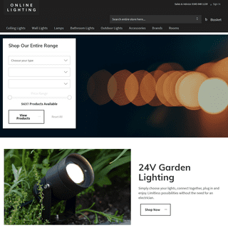 Lighting & Light Fittings | Online Lighting