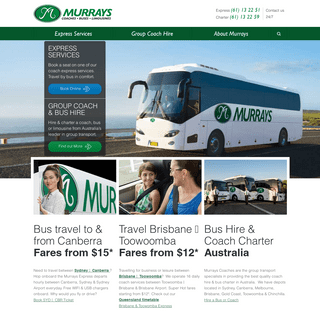 Murrays Coaches Australia | Coach Hire & Express Services