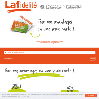 LaFidélité - Programme Avantages en  ligne