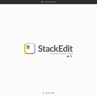 StackEdit – In-browser Markdown editor