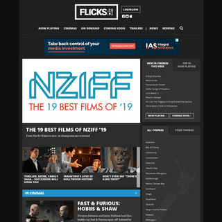 Flicks.co.nz - Movie times, Cinemas, Trailers, Reviews