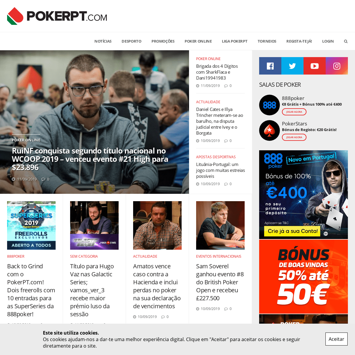 PokerPT: Comunidade de Poker Online em Portugal